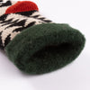 RoToTo Comfy Room Socks - Sankaku Green/Black/Red - Standard & Strange