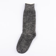 RoToTo Double Face Merino/Organic Cotton Socks - Charcoal - Standard & Strange