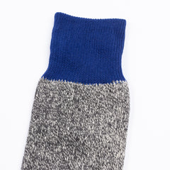 RoToTo Double Face Silk/Cotton Socks - Blue/Gray - Standard & Strange