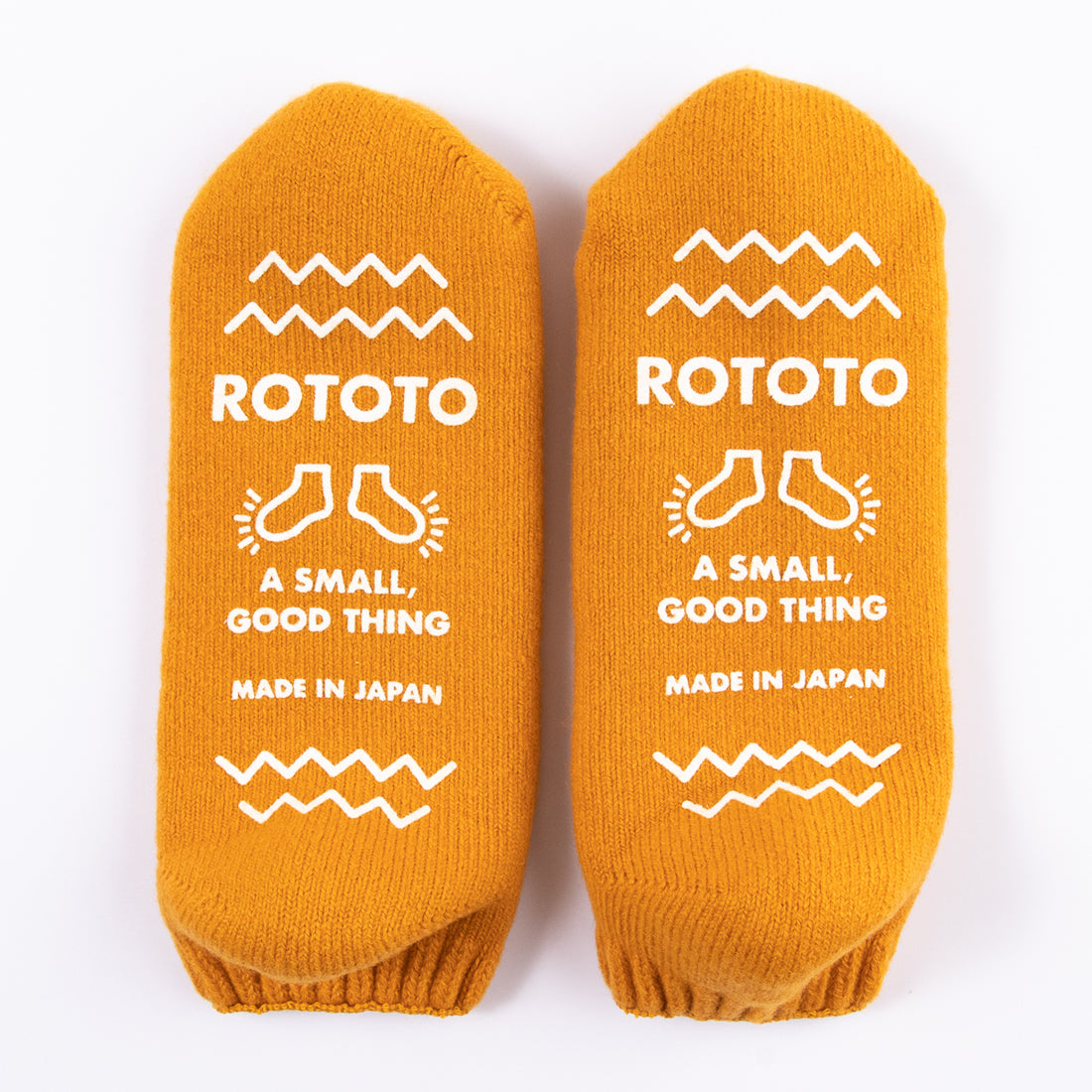 RoToTo Pile Socks Slipper - Dark Yellow - Standard & Strange