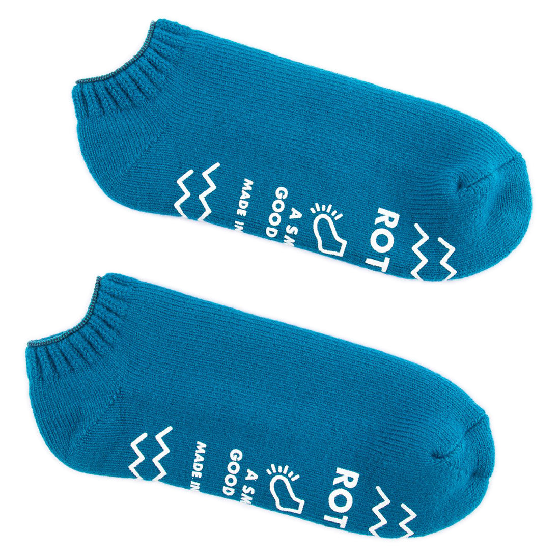 RoToTo Pile Socks Slipper - Sea Blue - Standard & Strange