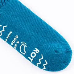 RoToTo Pile Socks Slipper - Sea Blue - Standard & Strange