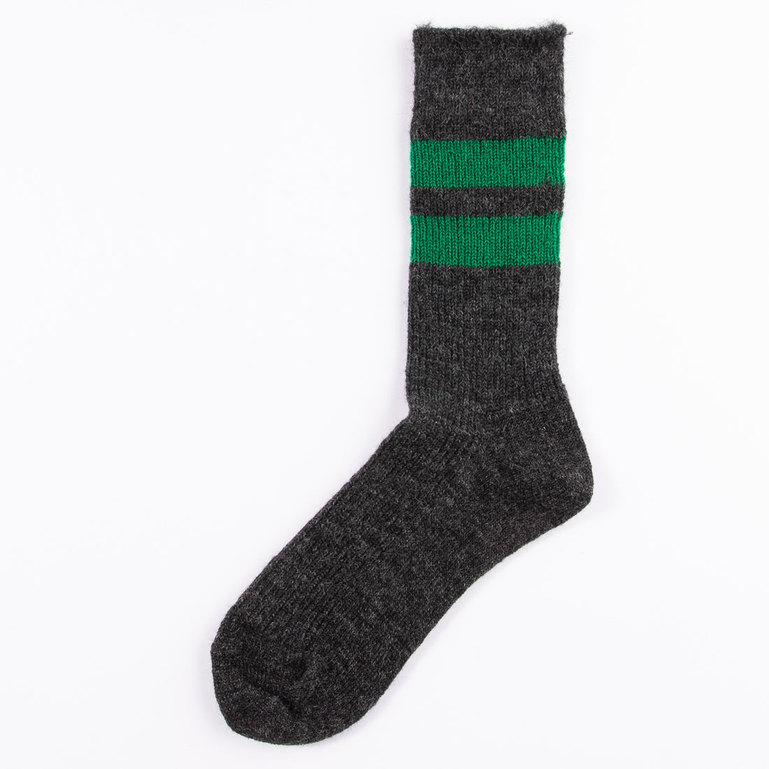 RoToTo Reversible Brushed  Mohair Socks - Charcoal - Standard & Strange