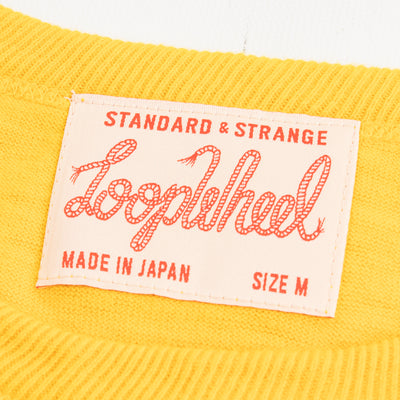 Standard & Strange Wakayama Special Loopwheel Tee - Butter Popcorn - Standard & Strange