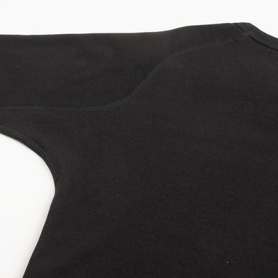 Standard & Strange Wakayama Special Loopwheel Raglan Crewneck Sweatshirt - Black - Standard & Strange