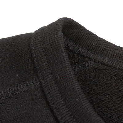 Standard & Strange Wakayama Special Loopwheel Raglan Crewneck Sweatshirt - Black - Standard & Strange