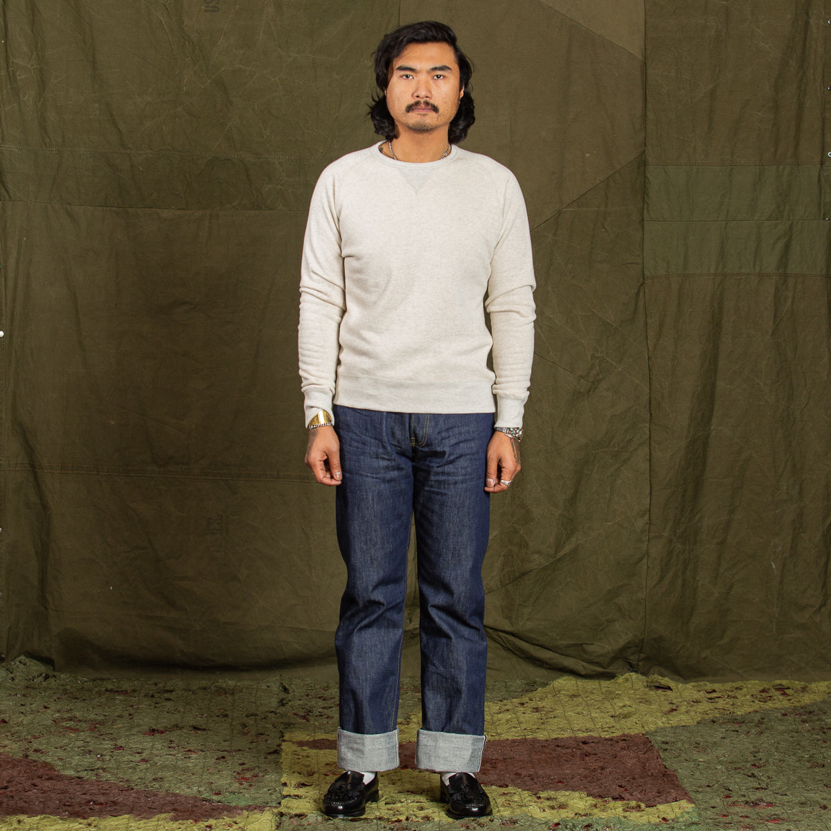 Standard & Strange Wakayama Special Loopwheel Raglan Crewneck