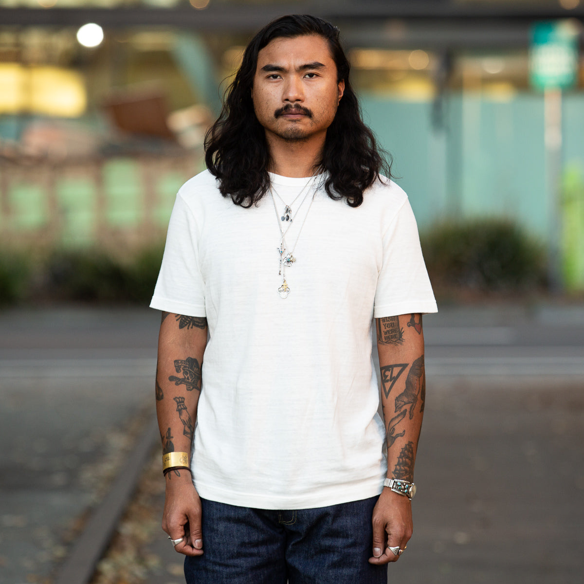 Standard & Strange Wakayama Special Loopwheel Tee Cream