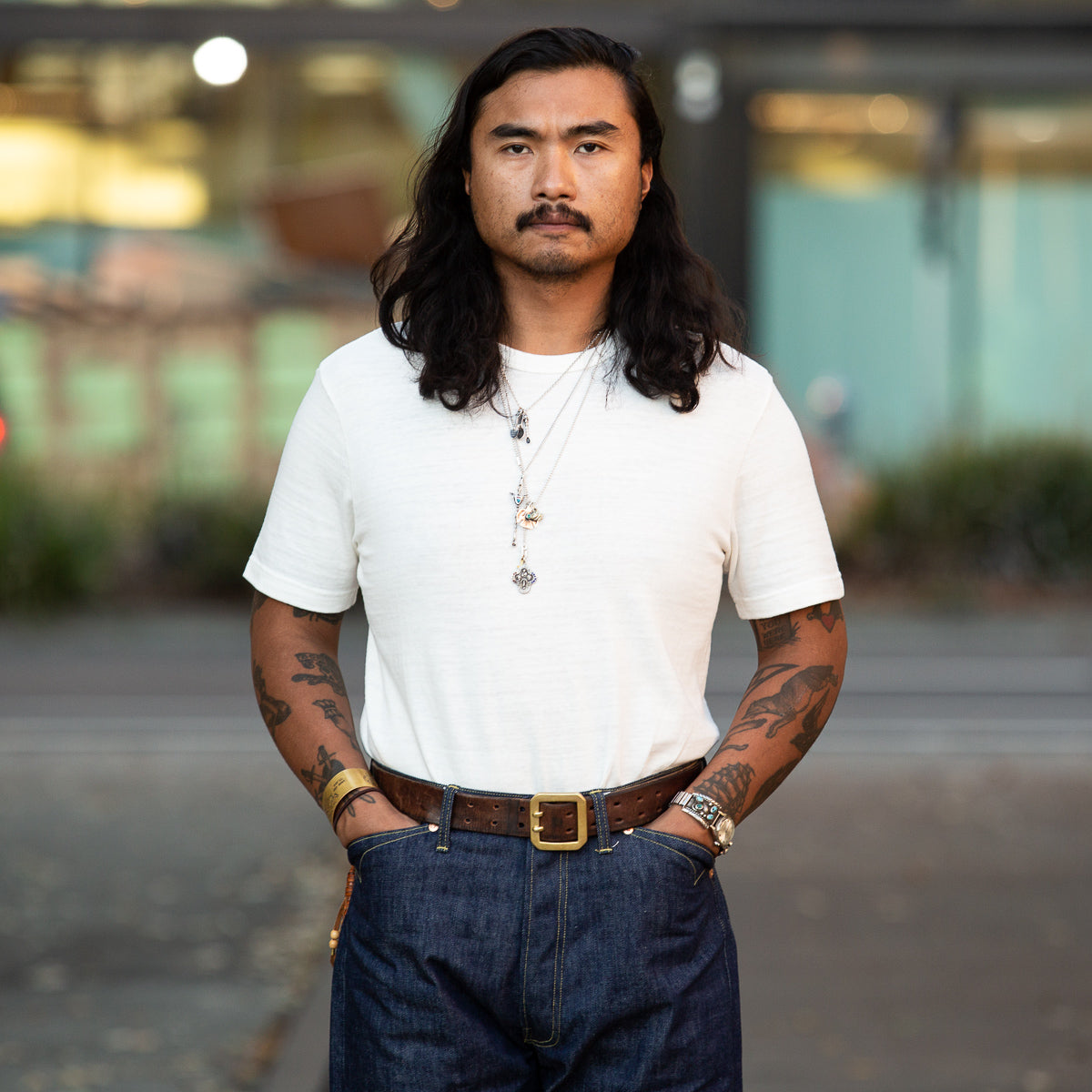 Standard & Strange Wakayama Special Loopwheel Tee Cream