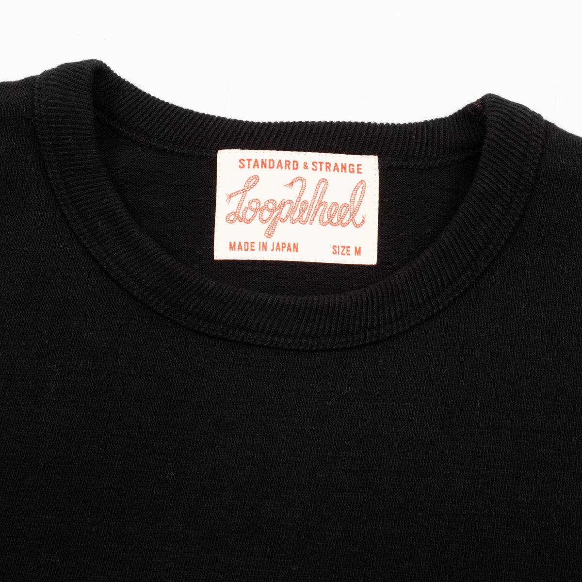 Standard & Strange Wakayama Special Loopwheel Tee Black