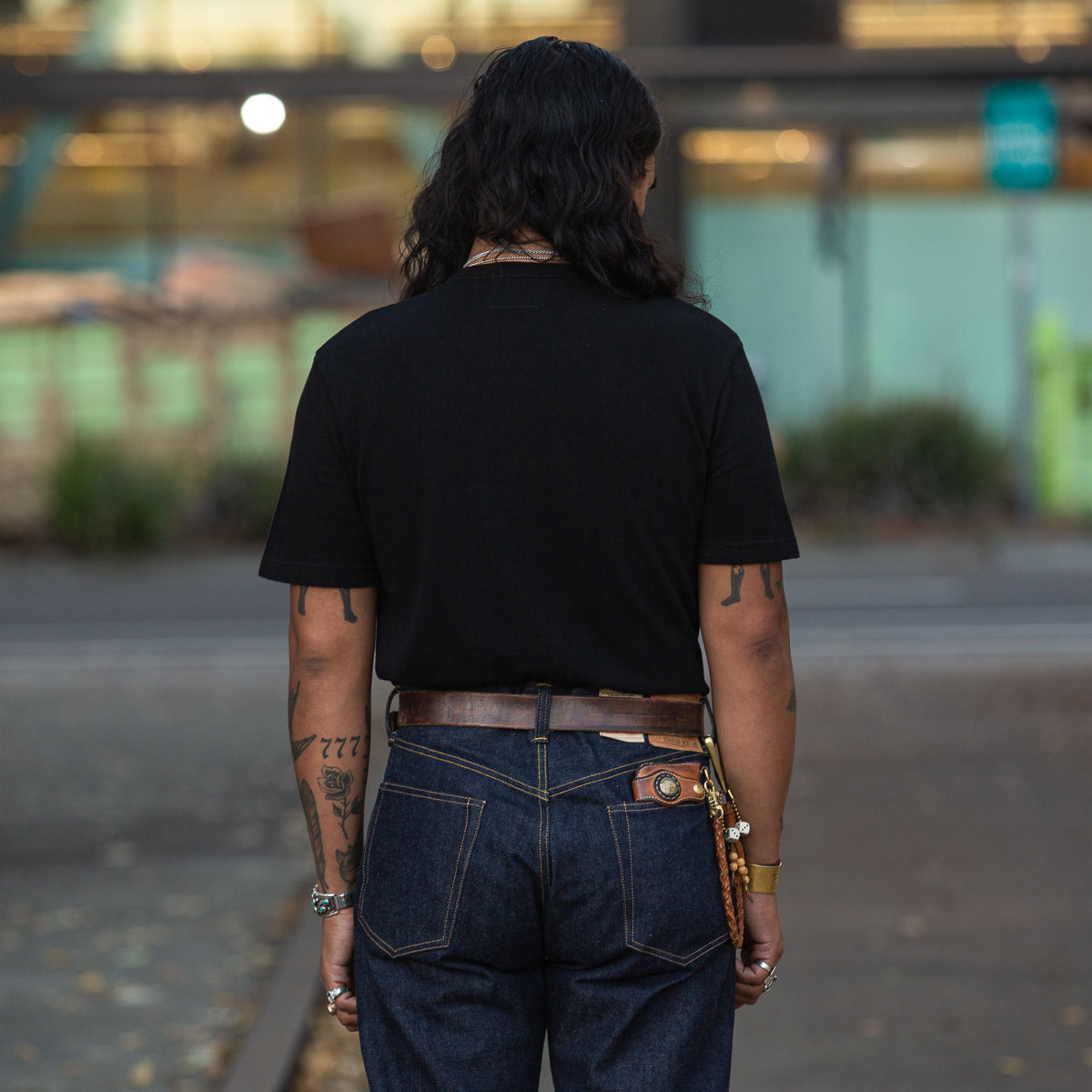 Standard & Strange Wakayama Special Loopwheel Tee Black