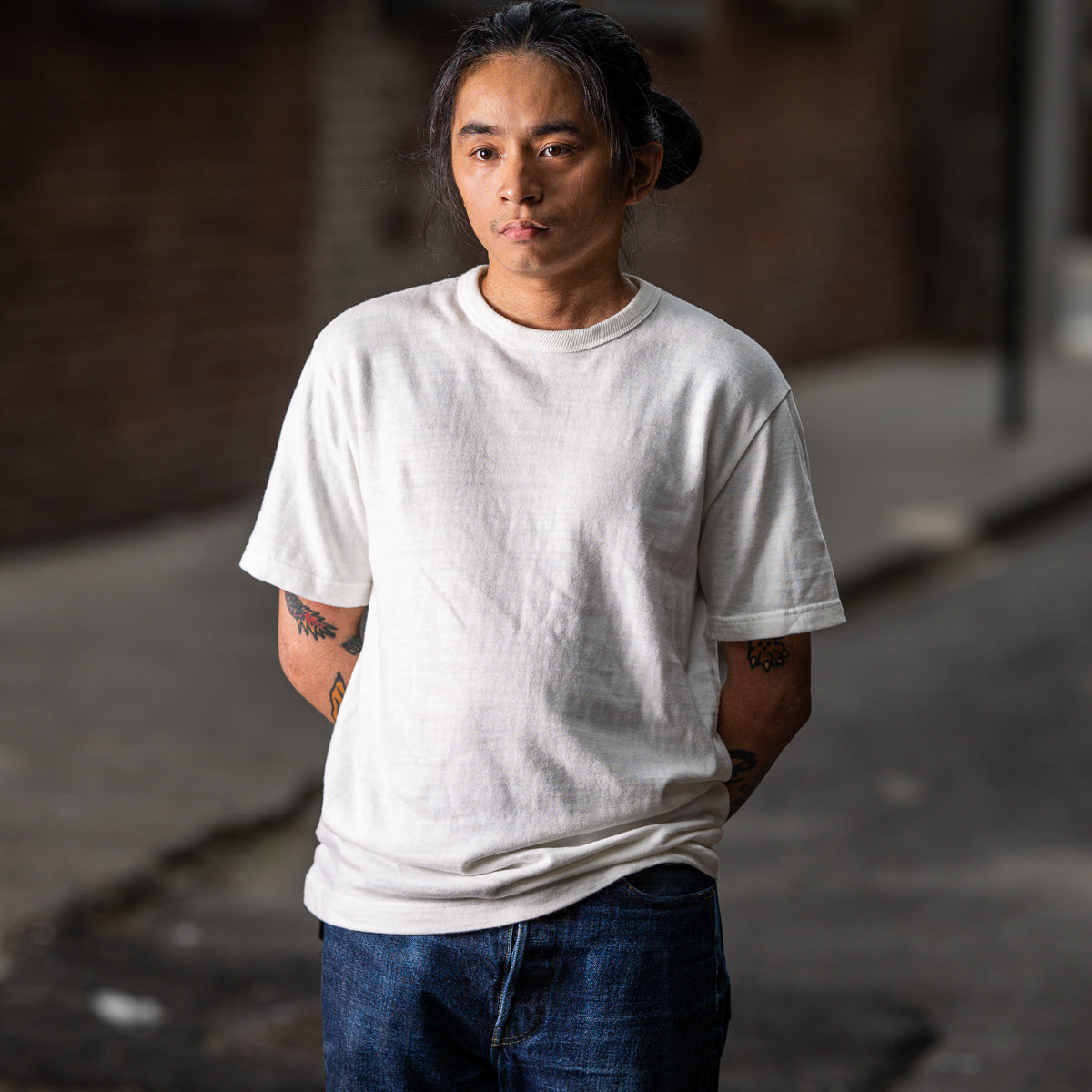 Standard & Strange Wakayama Special Loopwheel Tee Cream