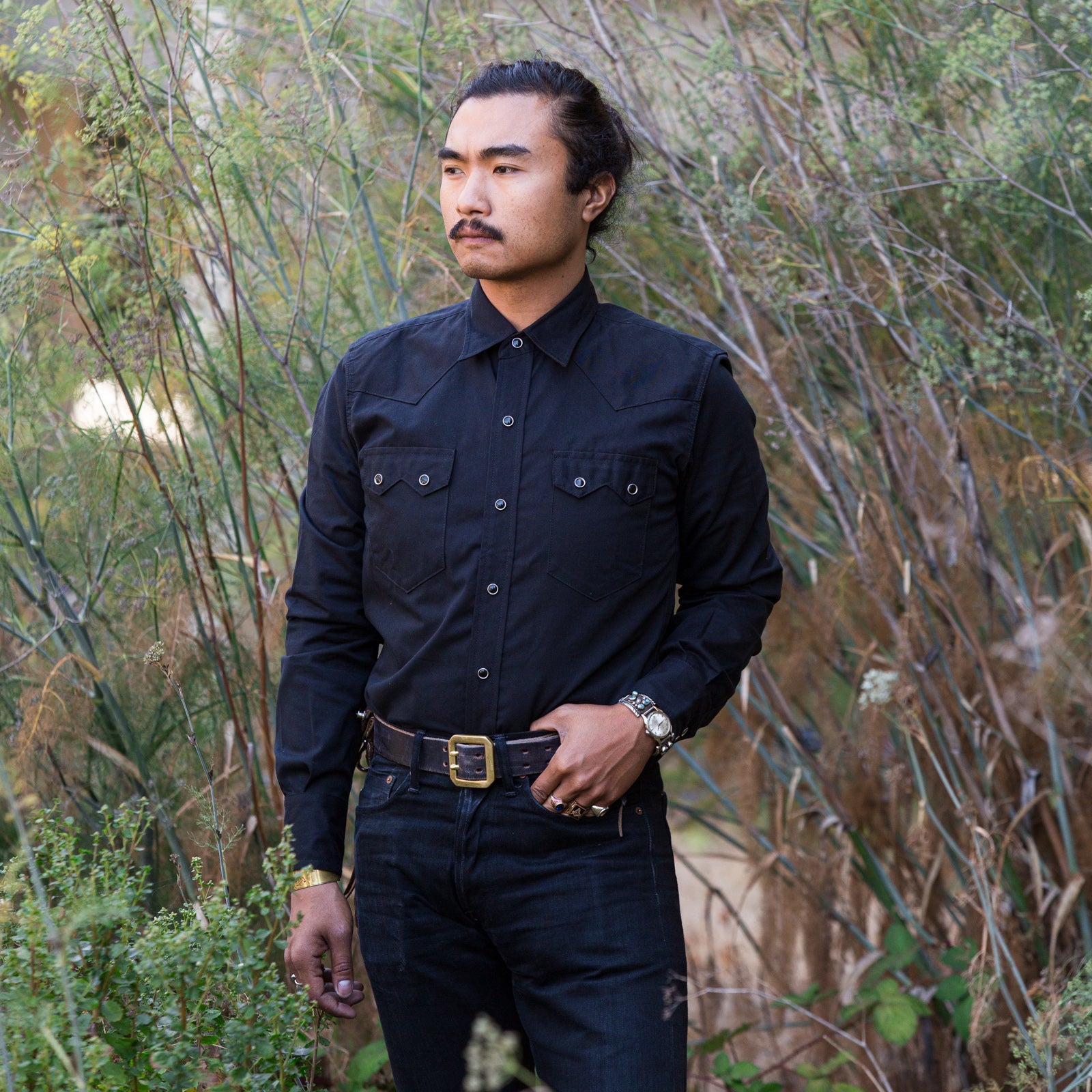 Bryceland's Co Sawtooth Westerner Shirt - Black – Standard & Strange