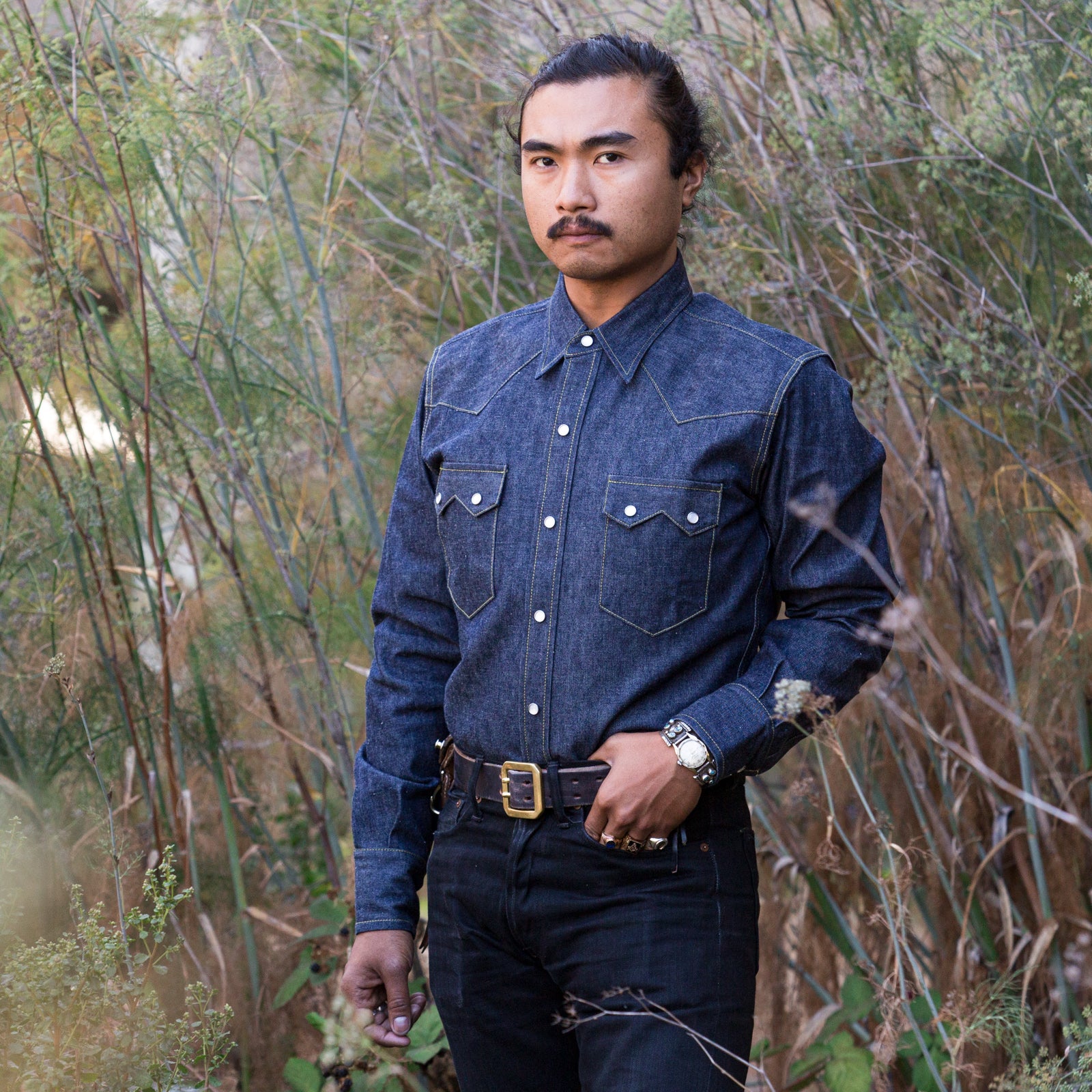 Sawtooth Westerner Shirt - Denim