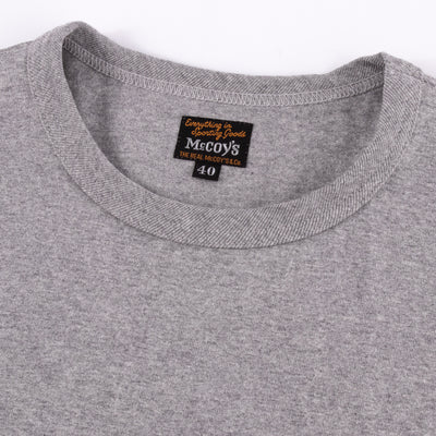 The Real McCoy's Short Sleeve Logo Tee - Gray - Standard & Strange
