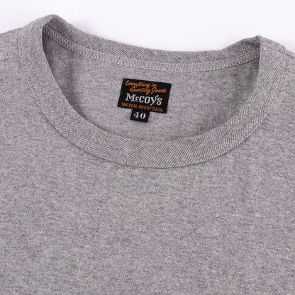 The Real McCoy's Short Sleeve Logo Tee - Gray - Standard & Strange