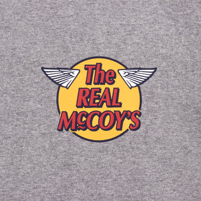 The Real McCoy's Short Sleeve Logo Tee - Gray - Standard & Strange