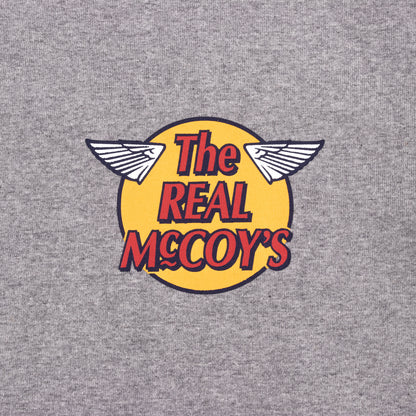 The Real McCoy's Short Sleeve Logo Tee - Gray - Standard & Strange
