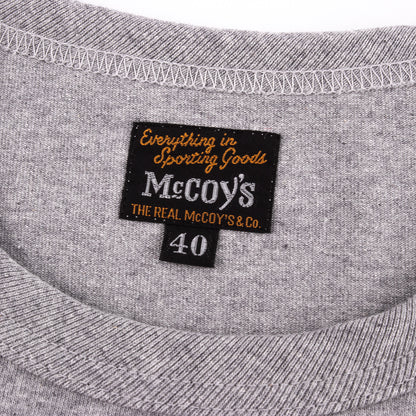 The Real McCoy's Short Sleeve Logo Tee - Gray - Standard & Strange