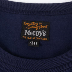 The Real McCoy's Short Sleeve Logo Tee - Navy - Standard & Strange