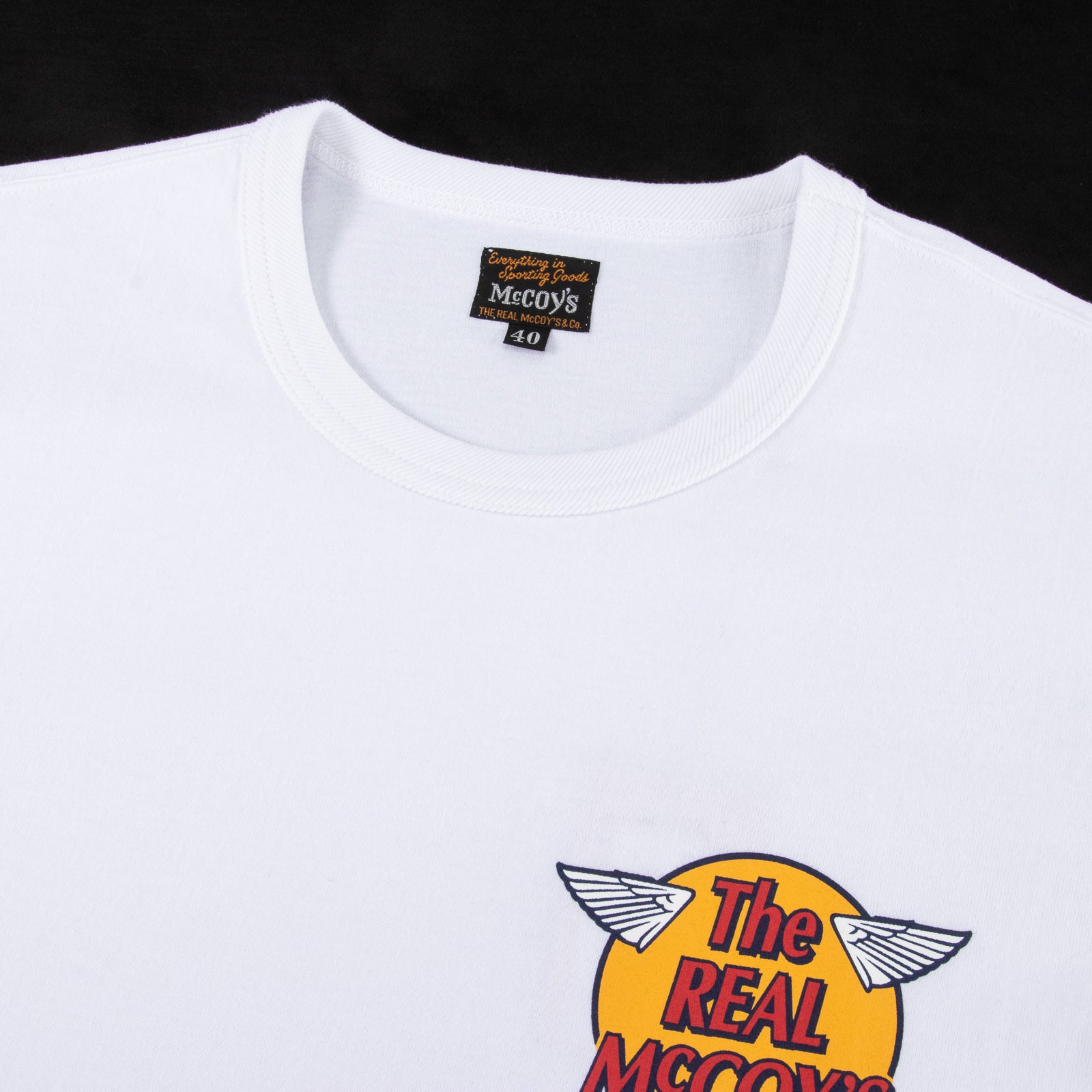 Short Sleeve Logo Tee - White