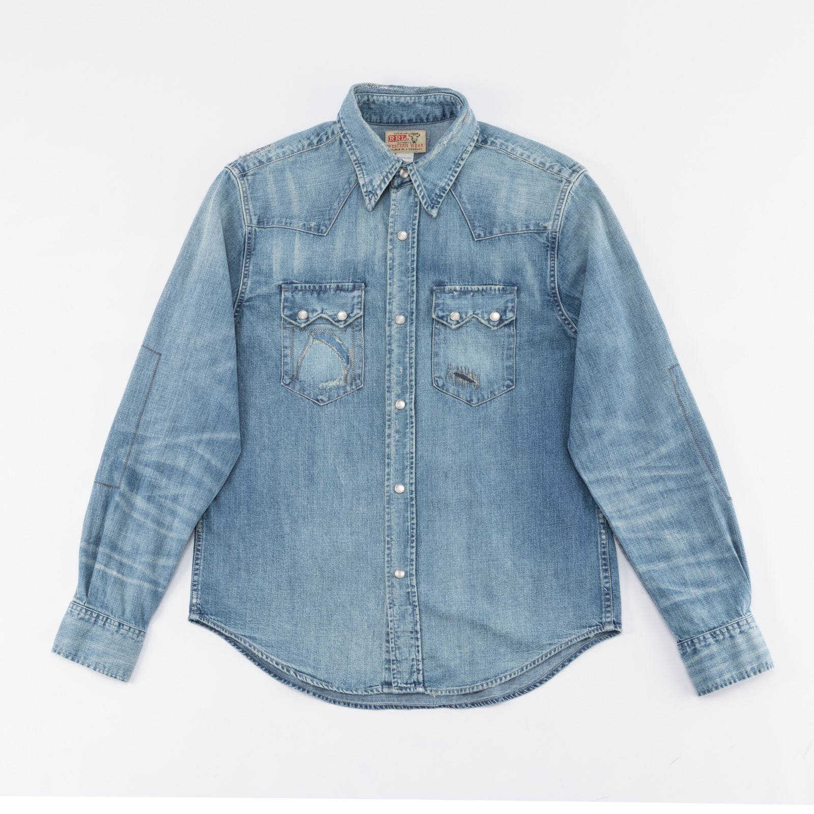 RRL Slim Repaired Western Shirt - Standard & Strange