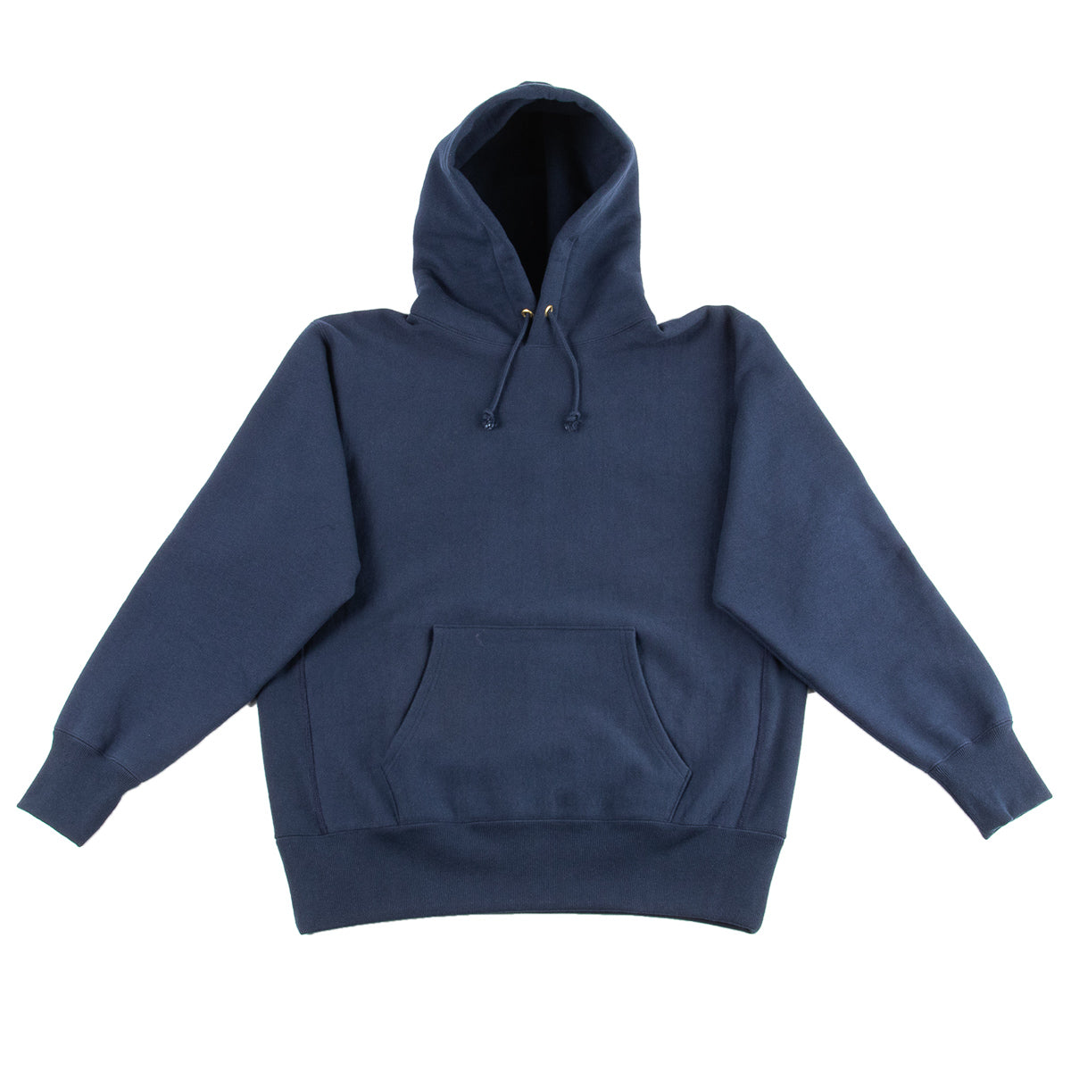 The Real McCoy's Ball Park Heavyweight Hooded Sweatshirt - Navy - Standard & Strange