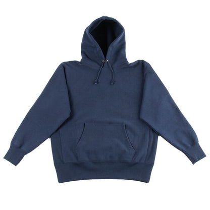 The Real McCoy's Ball Park Heavyweight Hooded Sweatshirt - Navy - Standard & Strange