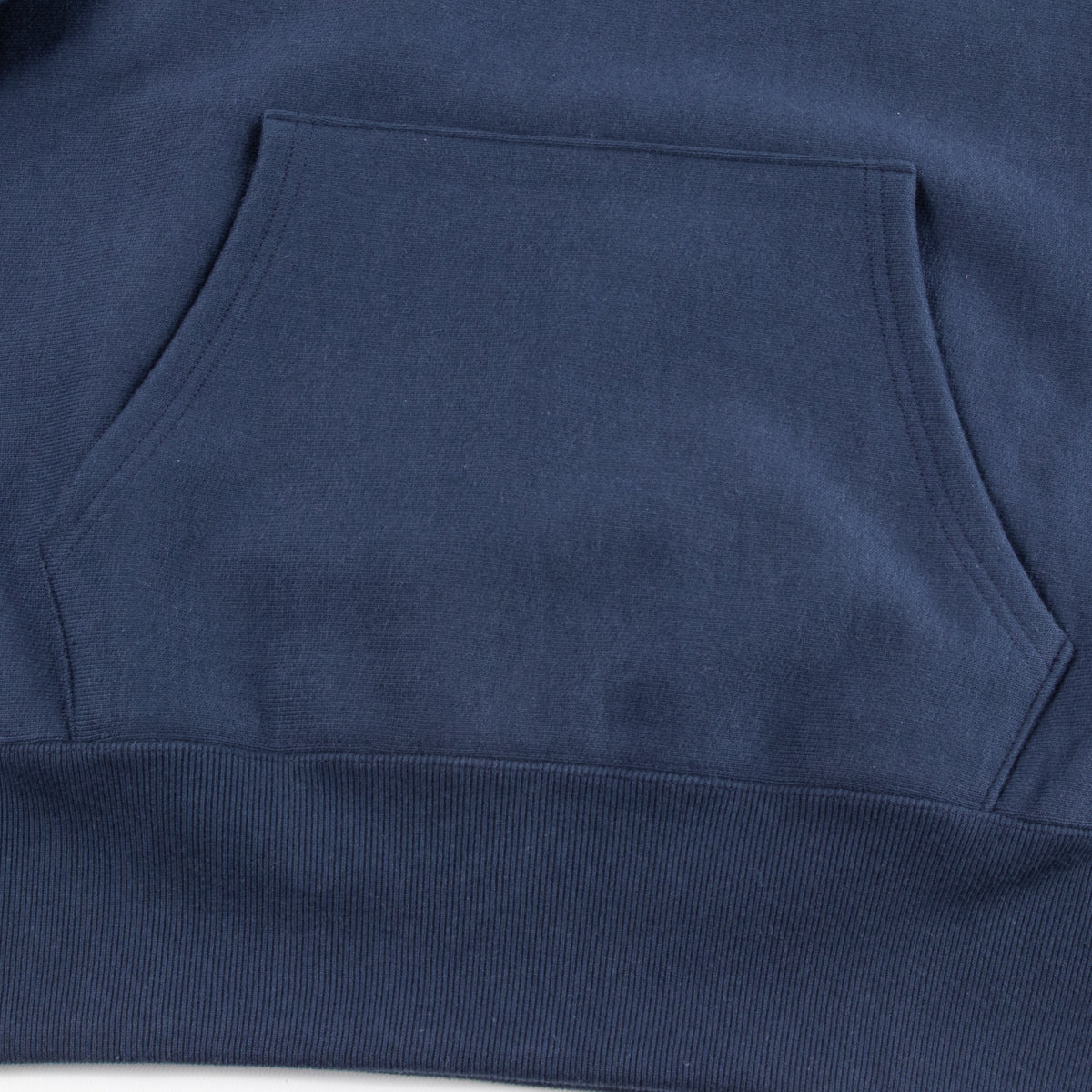The Real McCoy's Ball Park Heavyweight Hooded Sweatshirt - Navy - Standard & Strange