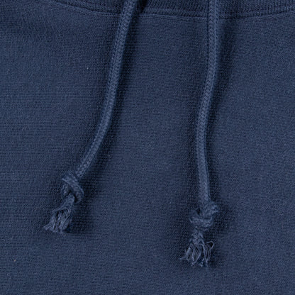 The Real McCoy's Ball Park Heavyweight Hooded Sweatshirt - Navy - Standard & Strange