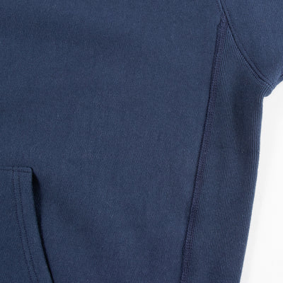 The Real McCoy's Ball Park Heavyweight Hooded Sweatshirt - Navy - Standard & Strange