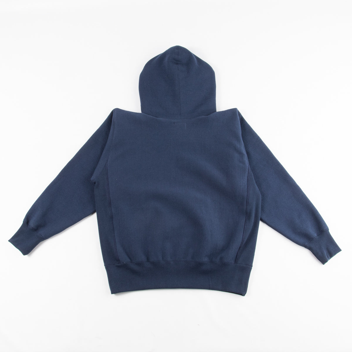 The Real McCoy's Ball Park Heavyweight Hooded Sweatshirt - Navy - Standard & Strange