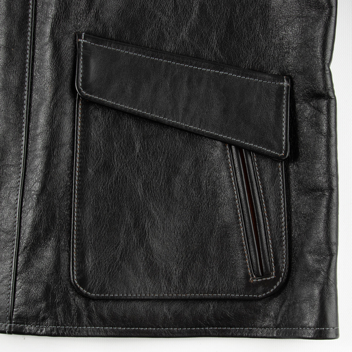 The Real McCoy's Dead Wood Leather Jacket - Black – Standard & Strange