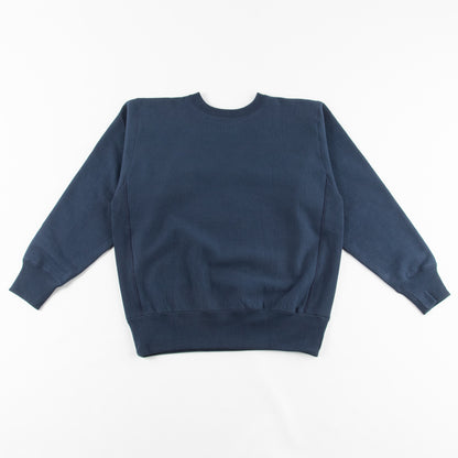 The Real McCoy's Heavyweight Crewneck Sweatshirt - Navy - Standard & Strange