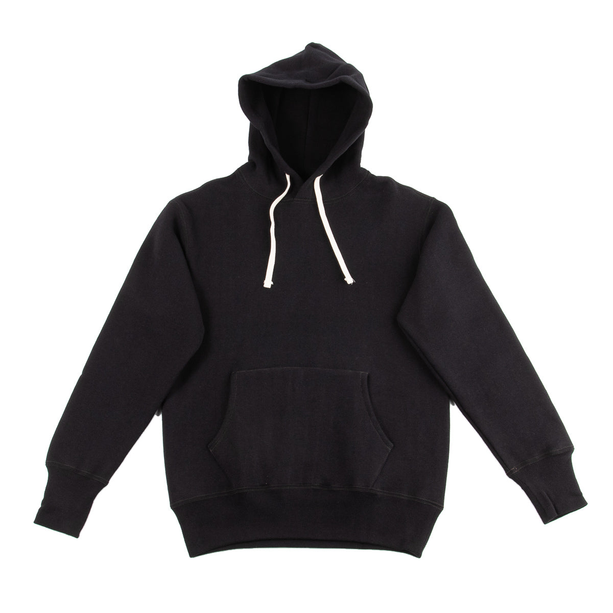 Loopwheel Pullover Hoodie - Black