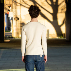 The Real McCoy's Military Thermal Shirt - Ivory - Standard & Strange
