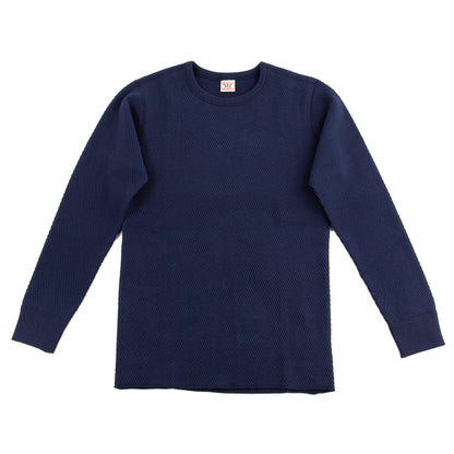 The Real McCoy's Military Thermal Shirt - Navy - Standard & Strange