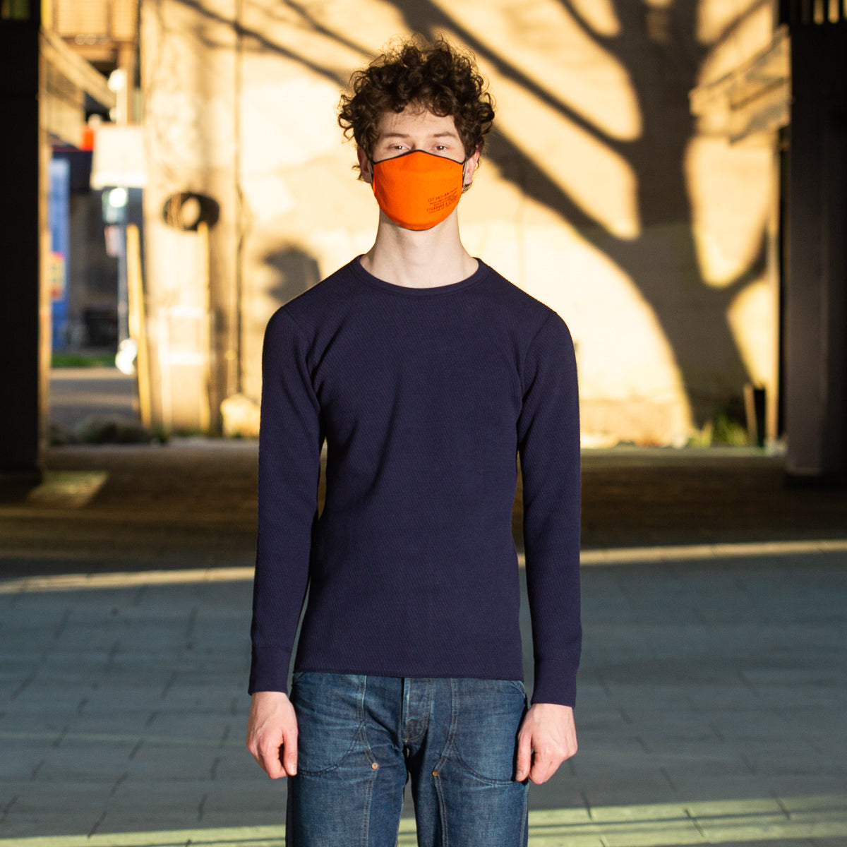 The Real McCoy's Military Thermal Shirt - Navy – Standard & Strange