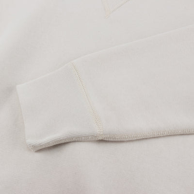 The Real McCoy's Loopwheel Crewneck Sweatshirt - Milk - Standard & Strange