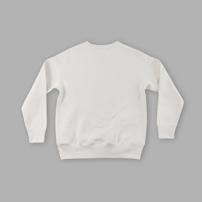 The Real McCoy's Loopwheel Crewneck Sweatshirt - Milk - Standard & Strange