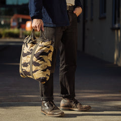 The Real McCoy's Tiger Camouflage Helmet Bag / Gold Tone - Standard & Strange