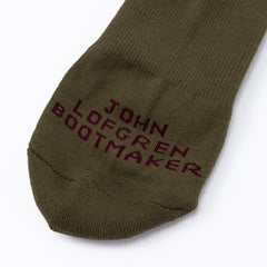 John Lofgren Two Pack Socks - Olive - Standard & Strange