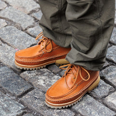 Visvim Kanawa Moc Mid-Folk - Light Brown - Standard & Strange