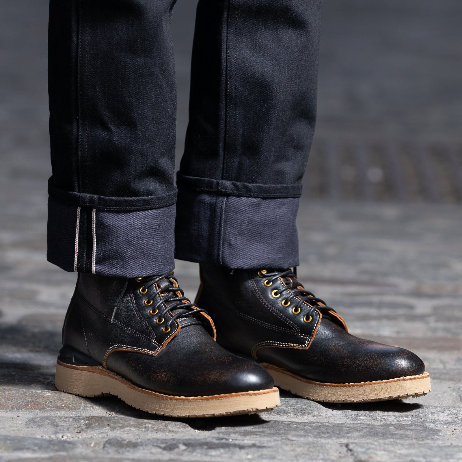 Visvim Virgil Boots - Folk Black – Standard & Strange