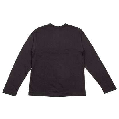 Warehouse Long Sleeve Crew Neck Tee - Black - Standard & Strange