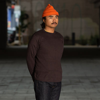 Warehouse Long Sleeve Crew Neck Tee - Black - Standard & Strange