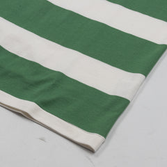 Warehouse Lot 4089 Short Sleeve 3x2" Stripe Tee - Green/Off White - Standard & Strange