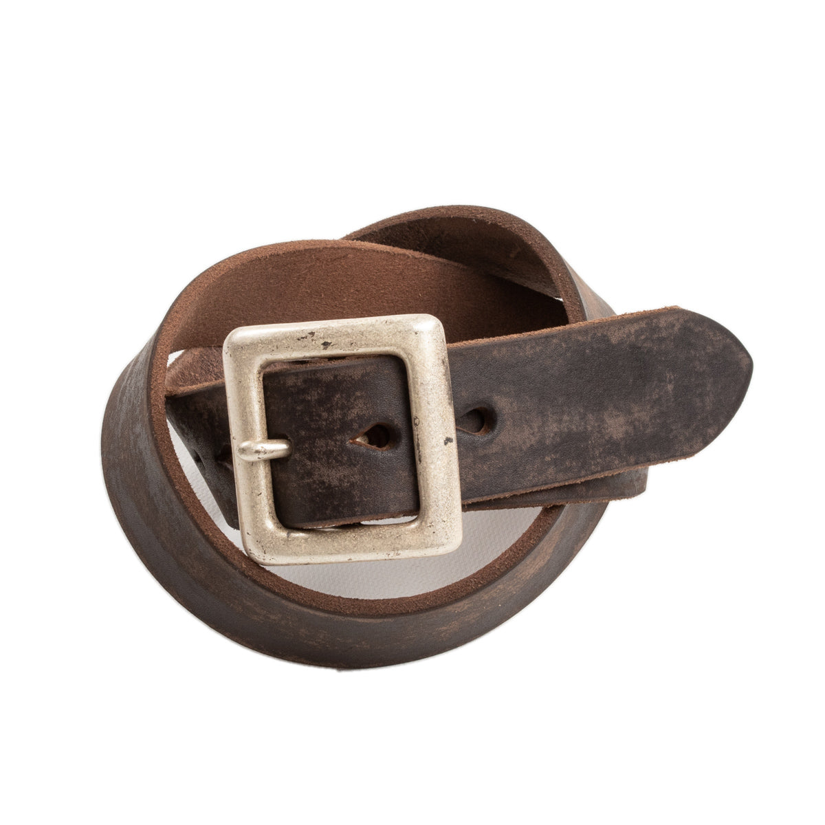 Fullcount Wild Leather Garrison Belt - Black - Standard & Strange