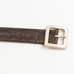 Fullcount Wild Leather Garrison Belt - Black - Standard & Strange