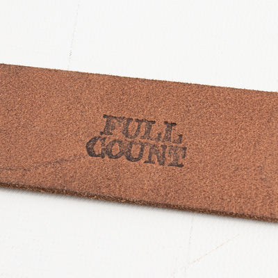 Fullcount Wild Leather Garrison Belt - Black - Standard & Strange